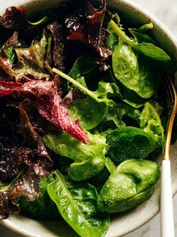 Simple Green Salad with Maple-Balsamic Vinaigrette Recipe