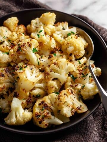 Roasted Cauliflower with Parmesan and Panko Breadcrumbs Recipe