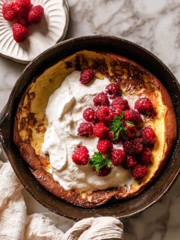 Smashed Raspberry Dutch Baby Recipe