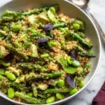 Crispy Quinoa and Roasted Asparagus Salad Recipe