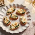 Spinach Artichoke Dip Crostini Recipe