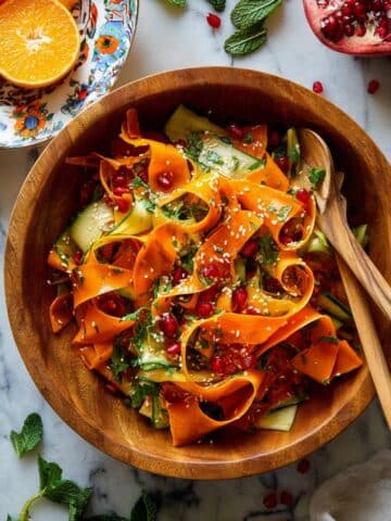 Carrot Salad with Citrus Miso-Ginger Dressing Recipe