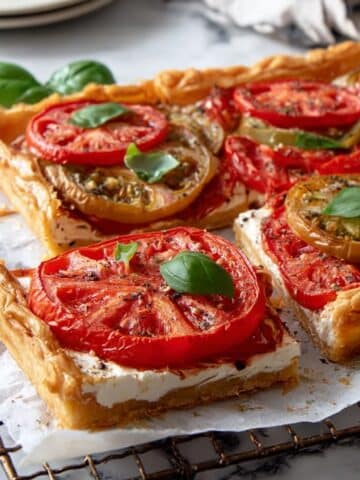 Easy Tomato Ricotta Tart Recipe