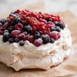 Berry Pavlova with Lemon Whipped Cream Recipe