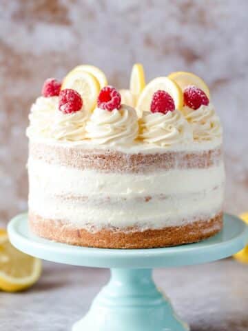 Lemon Cake with Cream Cheese Frosting Recipe