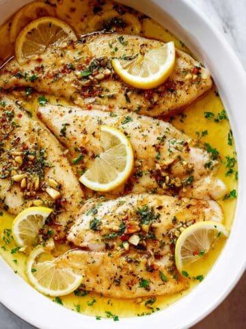 Garlic Butter Oven Baked Tilapia Recipe