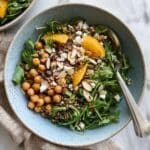 Arugula Citrus Salad with Quinoa, Chickpeas, and Toasted Almonds Recipe
