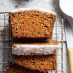 Carrot Cake Loaf with Cream Cheese Glaze Recipe
