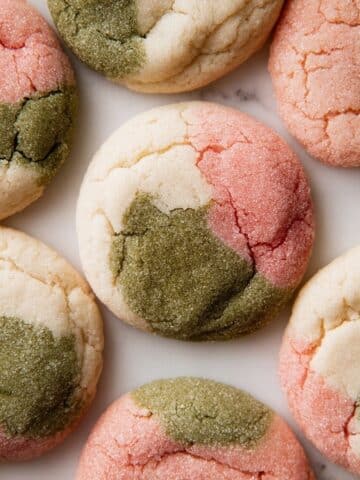 30-Minute Strawberry Matcha Neapolitan Cookies Recipe