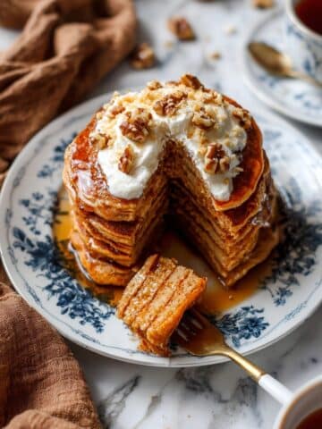 Carrot Cake Protein Pancakes Recipe
