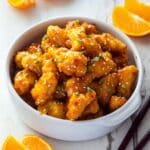 Baked Orange Cauliflower "Chicken Recipe