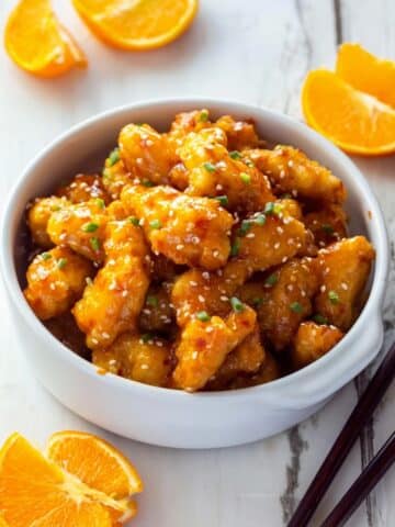 Baked Orange Cauliflower "Chicken Recipe