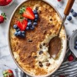 Old-Fashioned Baked Rice Pudding Recipe