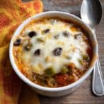 High Protein Cottage Cheese Pizza Bowl in the Microwave Recipe