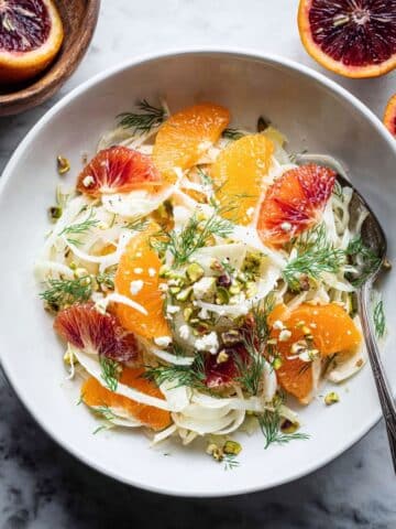 Fennel Salad with Orange, Feta, and Pistachios Recipe