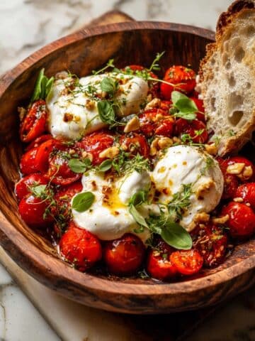 Roasted Garlic Tomato Caprese Recipe