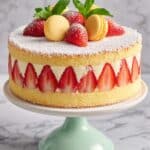Fraisier Cake with Diplomat Cream Recipe