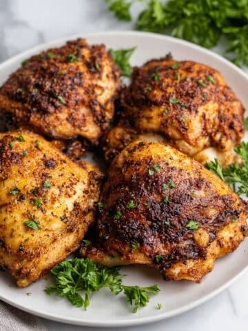 Air Fryer Spiced Chicken Thighs Recipe