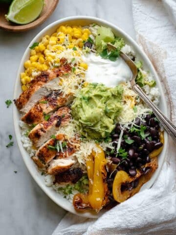Healthy Chicken Fajita Bowls Recipe
