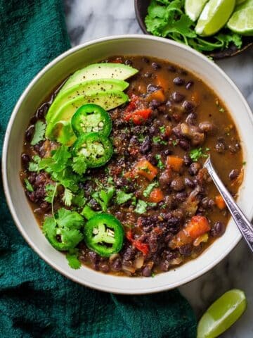 Easy Black Bean Soup Recipe