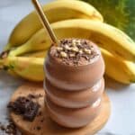 Chocolate Peanut Butter Banana Smoothie Recipe