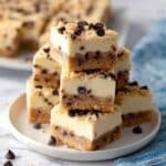 Keto Chocolate Chip Cookie Cheesecake Bars Recipe