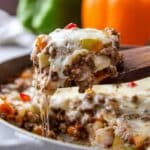 Keto Stuffed Pepper Skillet Recipe