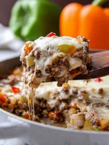 Keto Stuffed Pepper Skillet Recipe