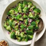 Broccoli Salad with Sunflower Seeds Cranberries and Honey Dressing Recipe