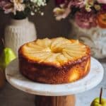 Upside Down Pear Cake Recipe