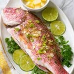 Caribbean Grilled Snapper with Garlic Aioli Recipe