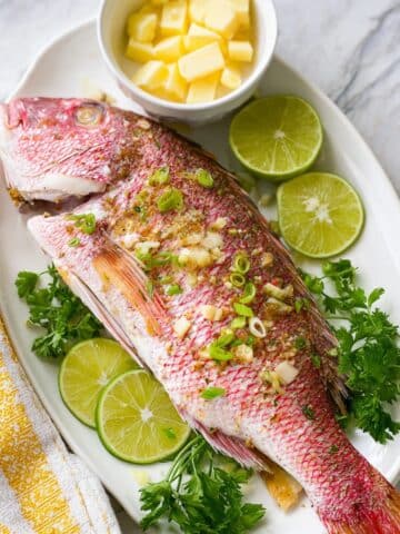 Caribbean Grilled Snapper with Garlic Aioli Recipe