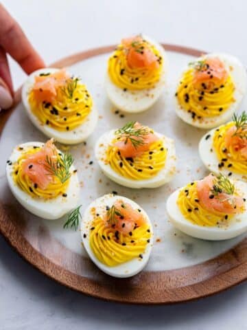 Smoked Salmon Deviled Eggs Recipe