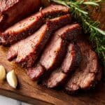 Smoked Tri Tip with Rosemary Butter Recipe