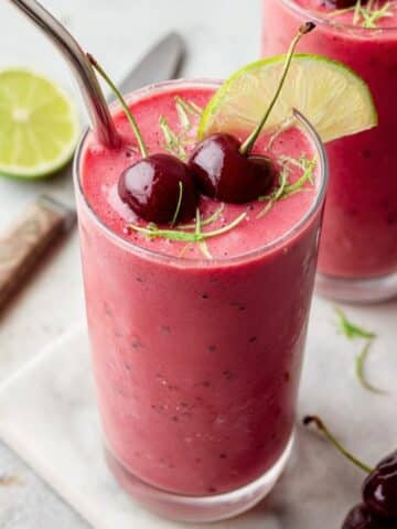 Cherry Lime Smoothie Recipe