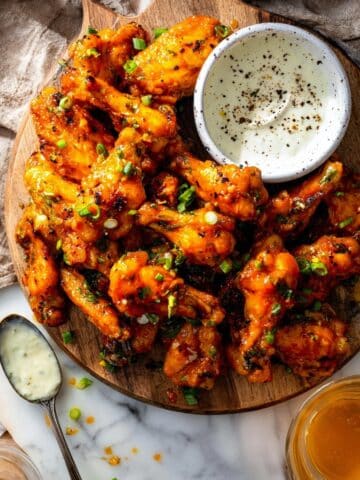 Roasted Honey Buffalo Chicken Wings Recipe