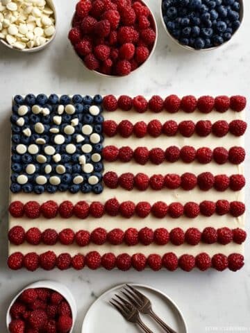 American Flag Cookie Cake Recipe