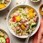 Herby Chickpea and Feta Pasta Salad Recipe