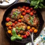 20 Minute Florentine Butter Chicken with Burst Cherry Tomatoes Recipe