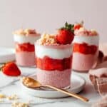 Strawberries & Cream Chia Pudding Recipe