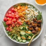 Blackened Chicken Watermelon Salad Recipe