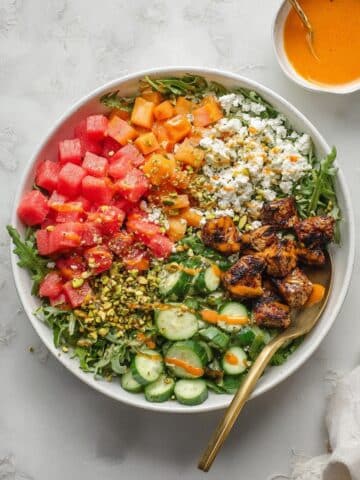 Blackened Chicken Watermelon Salad Recipe