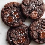 Chewy Double Chocolate Sourdough Cookies Recipe