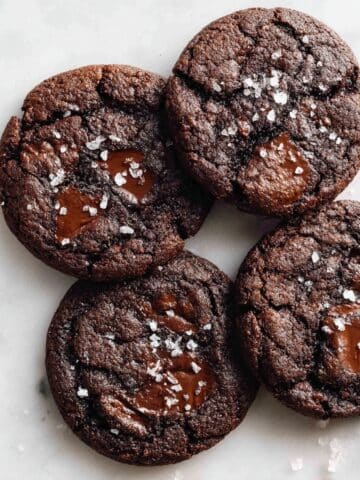 Chewy Double Chocolate Sourdough Cookies Recipe