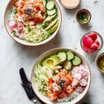 30-Minute Salmon Poke Bowls Recipe