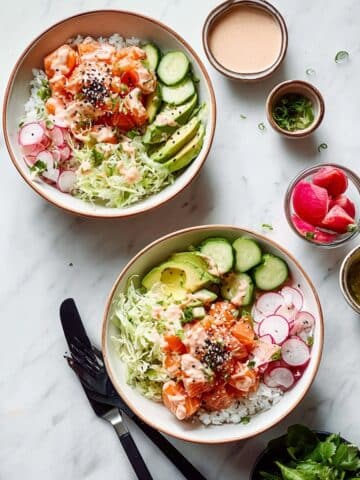 30-Minute Salmon Poke Bowls Recipe