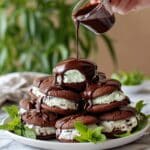 Chocolate Profiteroles with Mint Chip Ice Cream Recipe