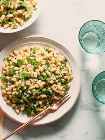 Lady Pea Salad with Fresh Herbs and Lemon Dressing Recipe
