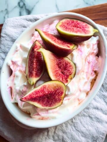 Honey Roasted Figs with Vanilla Ice Cream Recipe