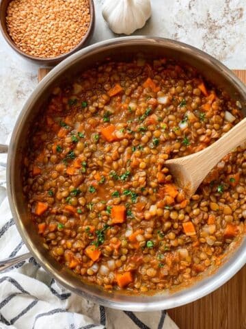Spiced Lentils with Carrots Recipe